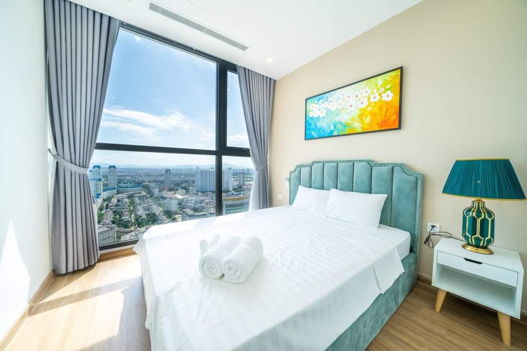 Cho thuê căn 4 ngủ full nội thất giá 22 triệu chung cư Dolphin Plaza 28 Trần Bình