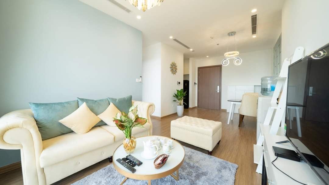 Cho thuê căn 4 ngủ full nội thất giá 22 triệu chung cư Dolphin Plaza 28 Trần Bình